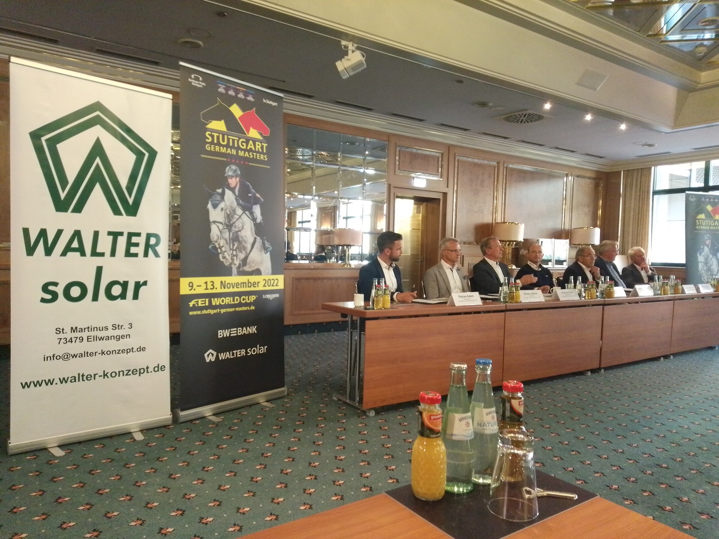 Pressekonferenz für die Stuttgart German Masters 2022