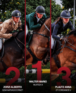 Mario Walter Zorzi Alberto Plautz Anna Platz 123 Sommacampagna Equestrian Center