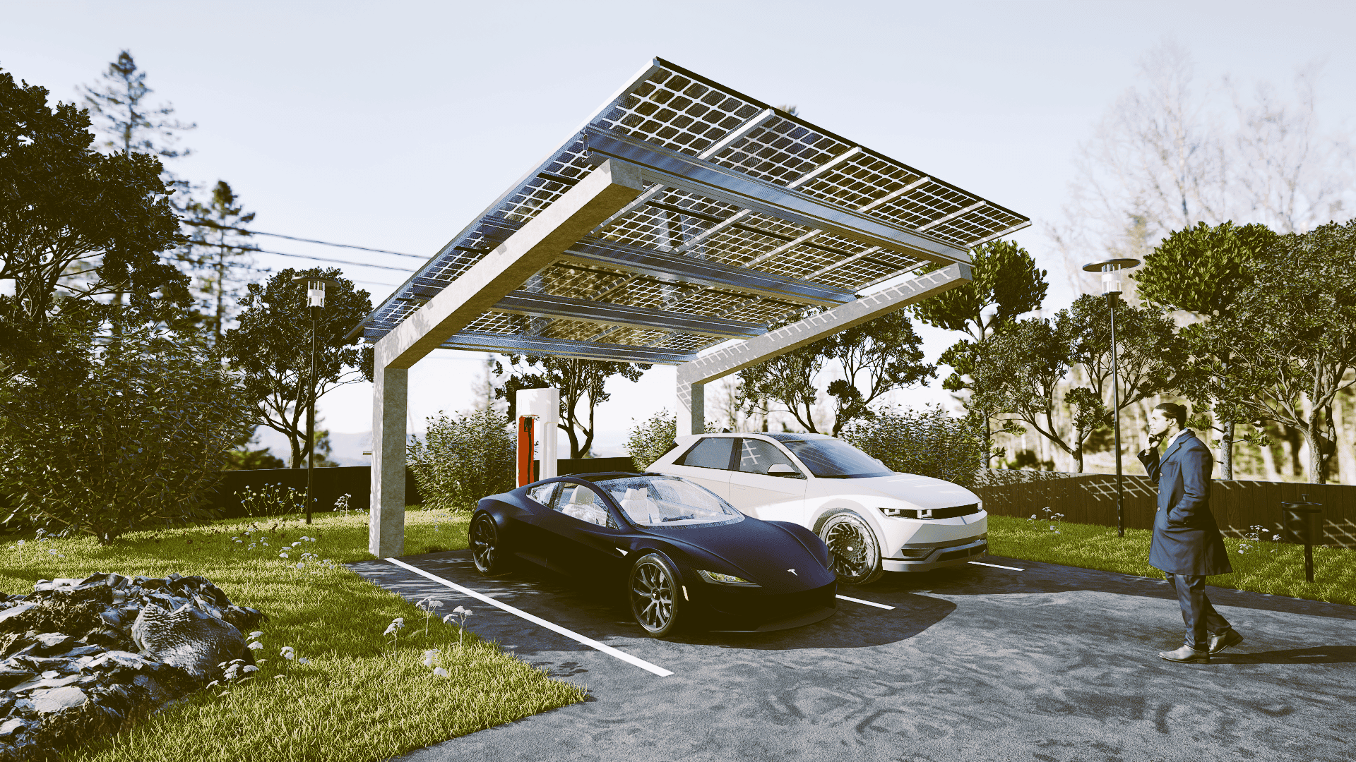 Carport Sommer