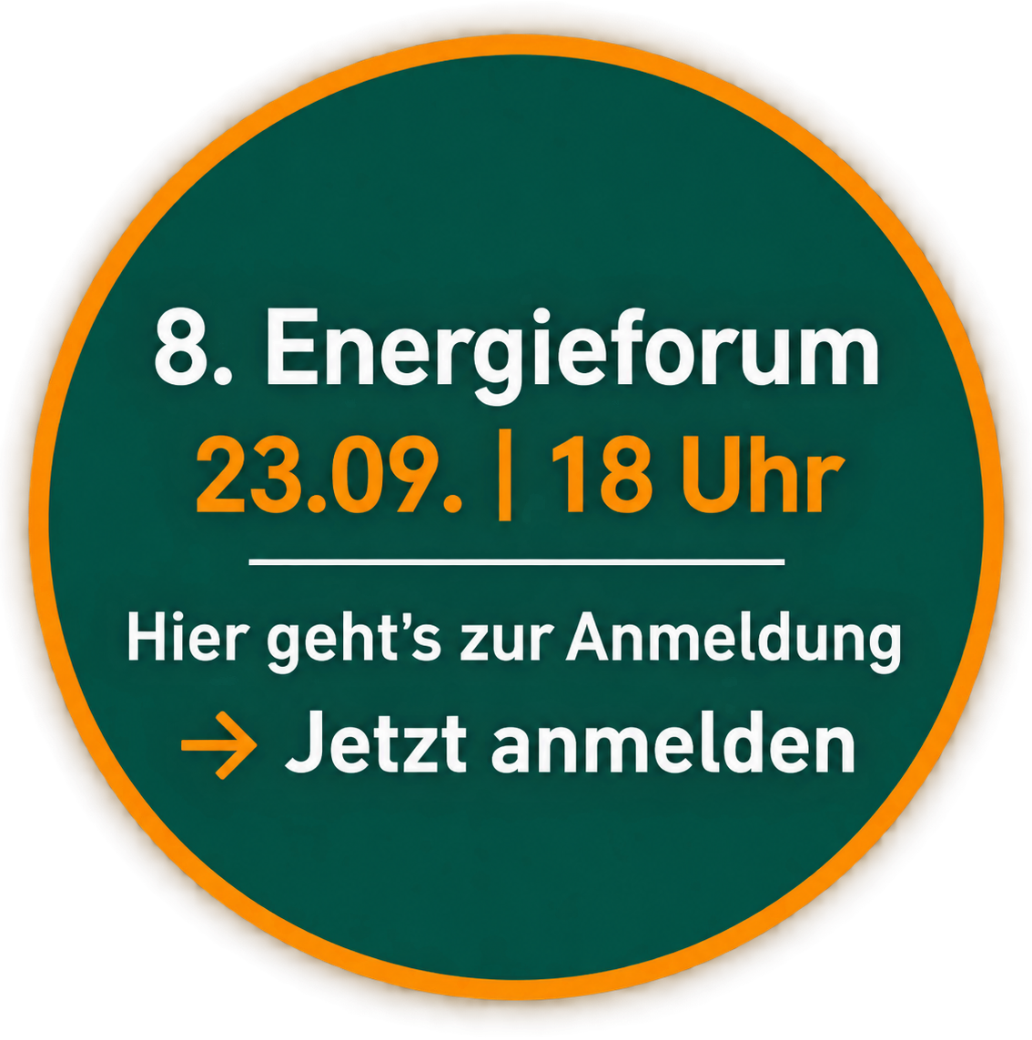 Anmeldebutton rund Energieforum zur Anmeldung Website Anmeldebutton rund Energieforum zur Anmeldung Website
